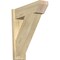 Ekena Millwork Traditional Slat Rough Sawn Outlooker, Douglas Fir, 8"W x 26"D x 30"H OUT08X26X30TRA06RDF - alternate 1